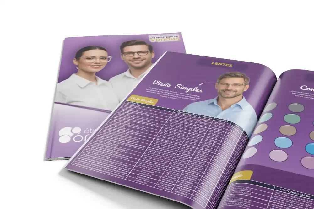 Mockup Óticas Órasis Catalog